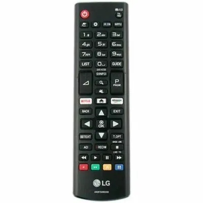 Akb75095308 Remote Control For Lg Tv Replacement Smart Tv Led 3d Netflix Button • £3.95