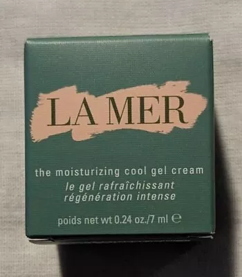 NIB La Mer Creme De La Mer The Moisturizing Cool Gel Cream 7ml Deluxe Travel Sz • $26.99