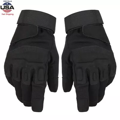 Men Women Tactical Full Finger Gloves Army Military Hunting Combat Shooting Gear • $12.29