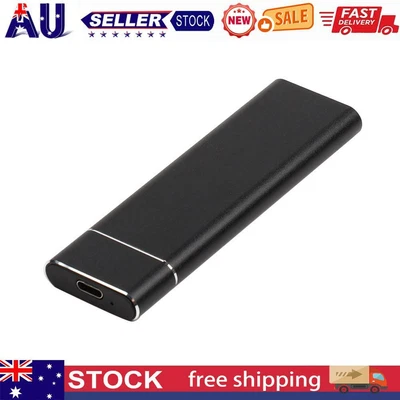 $22.59 • Buy Mini Hard Drive Type-C External SSD Mobile Solid State Drive Disk Black