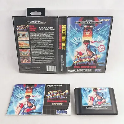 £24.99 • Buy Street Fighter 2 Special Champion Edition Mega Drive Sega Complete PAL