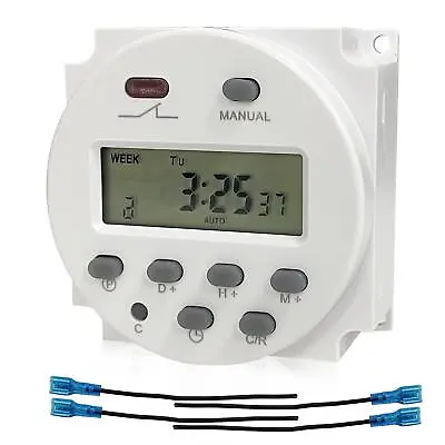 7 Day Digital Timer Switch Dc 12v 16a Programmable Time Switch Relay • $16.69
