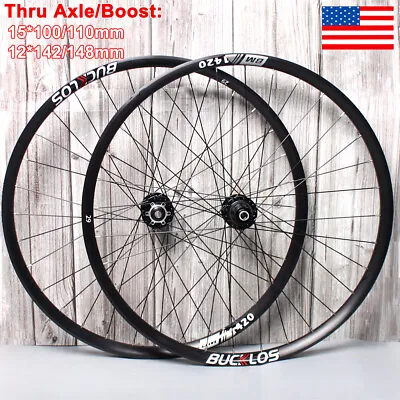 Mountain Bike 27.5/29 Inch Wheels Disc Brake Boost/Thru Axle Clincher Wheelset • $196.99