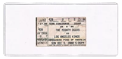 LA Kings Vs Anaheim Mighty Ducks NHL Ticket Stub 12/3/2000 Rob Blake • $11.24