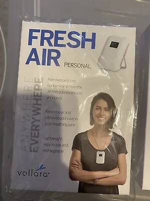 Vollara FreshAir Personal Anywhere Rechargeable Lightweight  Air  Purifier NIB • $60