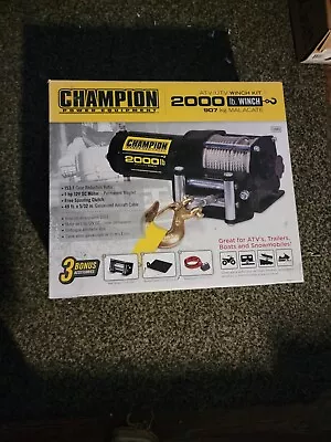 Champion Power Equipment-12003 ATV/UTV Winch Kit 2000-lb. • $80