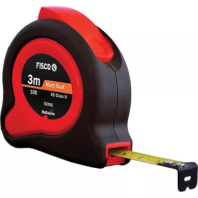 Hultafors Fisco 3m 10ft TUF-LOK HI-Viz Metric/Imperial Tape Measure HUL367013 • £8.35