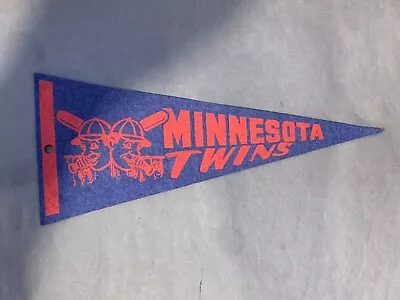 1960's Minnesota Twins Mini Baseball Felt 9x4 Rare Vintage Pennant Banner • $19.99