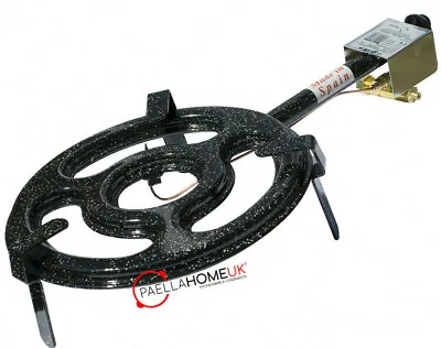 30cm 2 Rings Paella Burner & Flame Failure Protection LPG &Gas Indoor & Outdoor • £142.99