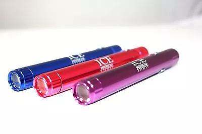 £17.95 • Buy 3 X ICE Medical LED Pentorch / Penlight ( 1 X Blue 1 X Purple 1 X Pink) 