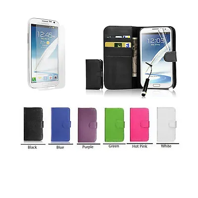 New Wallet Pouch Card Slot Case Cover For Samsung Galaxy S4 Mini UK Free Post • £3.99