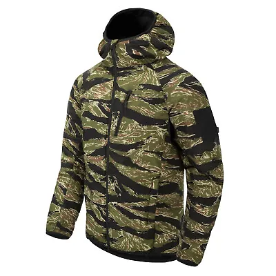 £119.02 • Buy HELIKON TEX WOLFHOUND Jacket Climashield Tactical Vietnam Winter Tiger Stripe