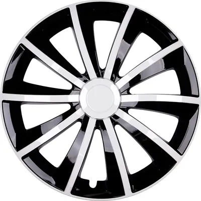 4x Premium Design Hubcaps Set Gral 14 Inch IN White/Black • $144.90