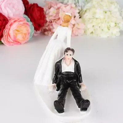 £12.92 • Buy Funny Reluctant Wedding Groom Resin Figure Cake