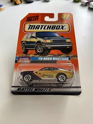 2017 Matchbox Classic Decades '70 Boss 302 Mustang Purple • $2.25