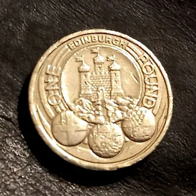 2011 One Pound Coin-  Edinburgh  • £10