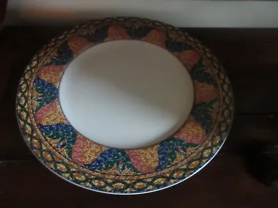 MIKASA SAO PAULO Large Round Serving Platter Plate 12  Ultima Mosaic PERFECT • $39.99