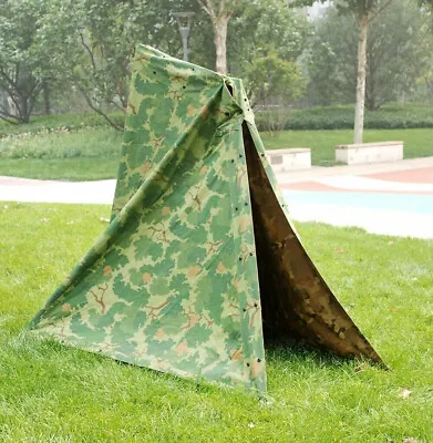 VIETNAM WAR MARINES MITCHELL CAMO CAMOUFLAGE HALF SHELTER Field ZELTBAHN TENT • $109.99