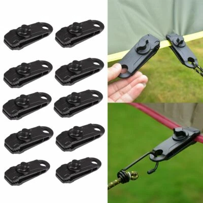 $11.93 • Buy 10/20Pcs Heavy Duty Tarp Clips Clamps Great For Camping Canopies Tents Canvas US
