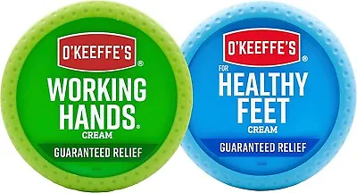 O'Keeffe's Working Hands 3.4 Ounce & Healthy Feet 3.2 Ounce Combination • $19.99