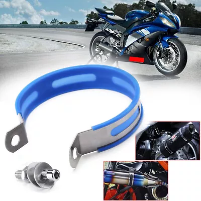 Motorcycle Exhaust Muffler Silencer Hanging Strap Clamp Mounting Bracket Hanger • $15.92