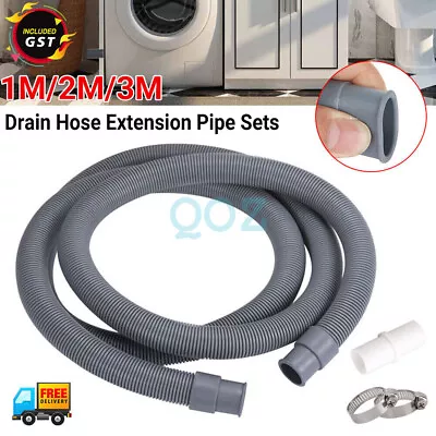 Universal Washing Machine Dishwasher Drain Hose Extension Pipe For Replacement • $10.97