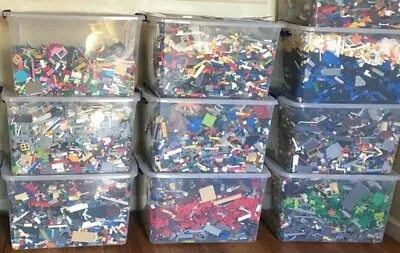 LEGO 1 Pound LB 🧱BUY 5 POUNDS GET 1 POUND FREE 🧱 Bricks Parts Pieces Bulk Lot! • $13