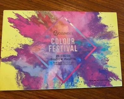 BH Cosmetics 20-Color COLOUR FESTIVAL Eye Shadow Palette W/ Mirror Discontinued • $17