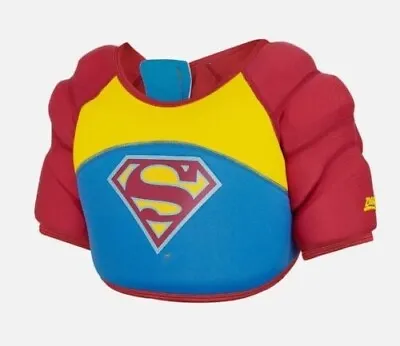 Zoggs Superman WATER SWIMMING  WINGS VEST Children 2-3 Years • £27