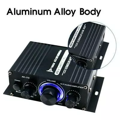 400W Mini HiFi Digital Bluetooth Stereo Audio Amplifier Radio Car Home Use A1G9 • £9.24