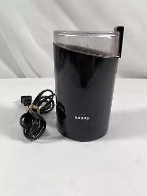 Vintage Krups Type 203 Coffee Grinder Bean Spice Mill Grinder Black Tested Work • $11.77