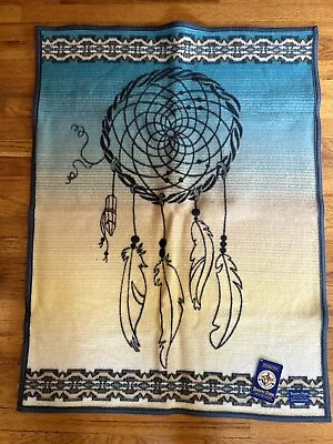 New Pendleton Beaver State Wool Blanket Panel Dreamcatcher Shawl Lapghan 42 X 32 • $125