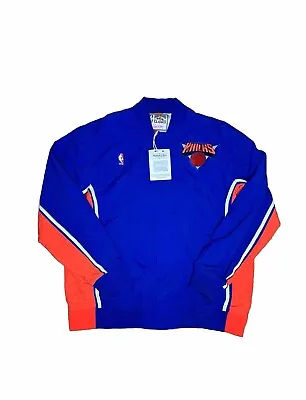 Vintage Mitchell & Ness 92-93' New York Knicks NBA Warm Up Jacket Men's Size XL • $105