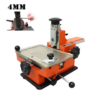 Semi-automatic Sheet Embosser Stamping Tag Printer Making Machine 4mm Letter • $224.66