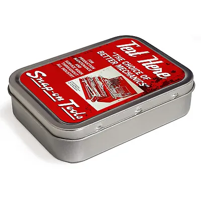 £8.95 • Buy Personalised Tobacco Tin Snap On Tools 2oz Baccy Storage Cigarette Garage OC22