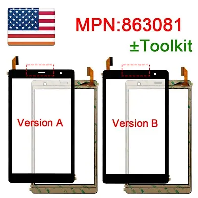 8 Inch Touch Screen Digitizer Panel Glass Replacement For Foxx Tablet  (863081) • $8.99