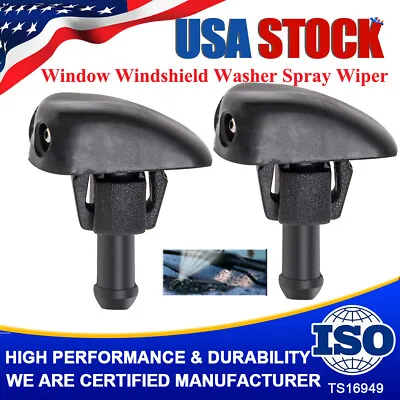 Set Of 2 Car Window Windshield Washer Spray Wiper Sprinkler Nozzle Universal Jet • $5.99