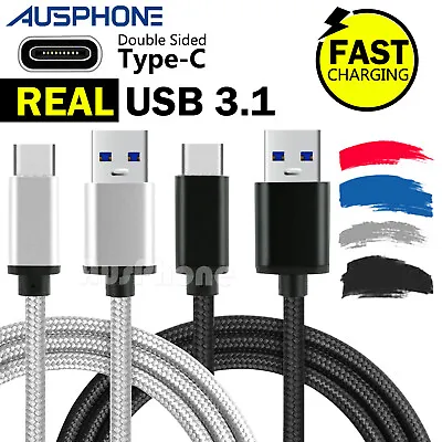 USB-C 3.1 Type-C Data Charge Cable For Samsung S23 S24 Ultra S22 S21 S20 S10 S9 • $5.95