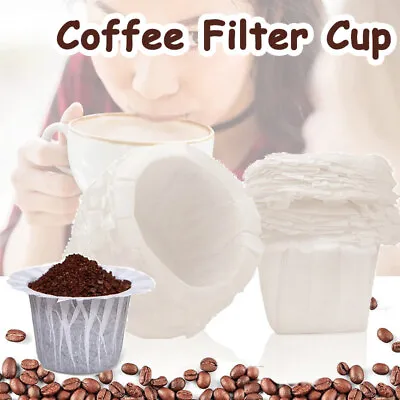Disposable Coffee Paper Filters 500 Count K Cup Filters For Single Serve • $10.40