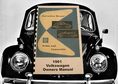 1961 Volkswagen Beetle Owner's Manual  • $10.99