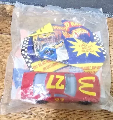 1992 Mcdonalds Happy Meal Hot Wheels Thunderbird #27 New In Sealed Package • $4