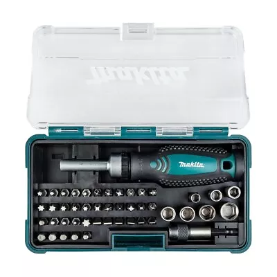 £23.25 • Buy Genuine Makita Ratchet Screwdriver & Bit Set 47 Piece B-36170 