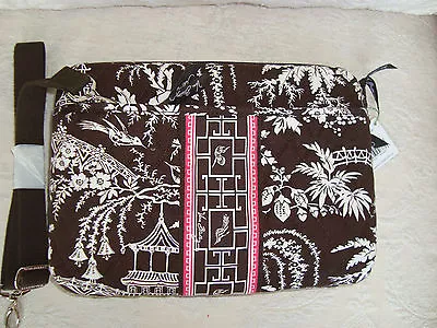 VERA BRADLEY Mini Laptop Case IPAD BAG IMPERIAL TOILE - Or Cosmetic Case - NWT • $34.95