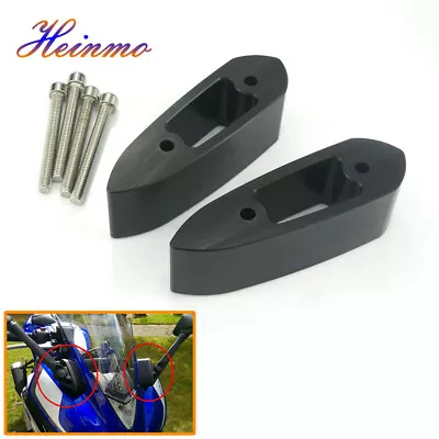 For  YZF-R3 R25 Accessories 2015-2017 Motorcycle Mirror Extenders Spacers • $16.43