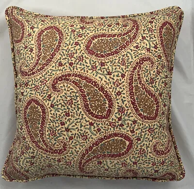 A 16 Inch Cushion Cover In Laura Ashley Paisley Fabric • £16.99