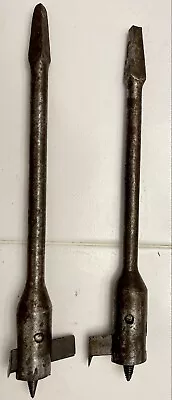 $21.24 • Buy 2 Vtg Expansive Wood Auger Brace Hole Boring Bits 1-millers Falls, 1-w M A Clark