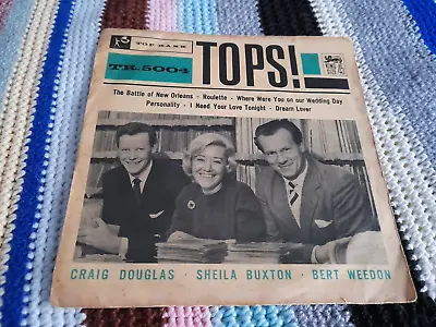 Bert Weedon Sheila Buxton Craig Douglas Tops! 7  Vinyl Top Rank TR5004 1959 • £4.99