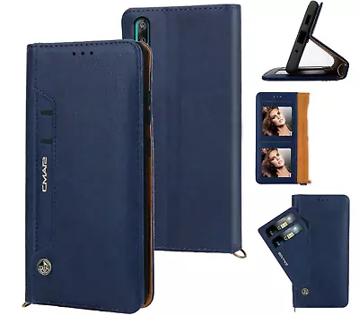 Huawei Y7 2019 / Y7 Pro 2019 Leather Wallet Case Front Pocket 6 Cards • $10.95