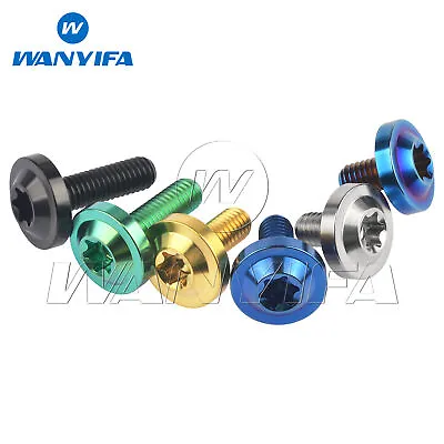 Wanyifa Titanium Bolts M5 M6 Truss Torx Screw M5x10-35mm M6x10 15 20 25 For Bike • $2.07