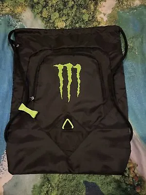 Monster Energy Drinks - Drawstring Knapsack - New! Very Nice!  • $40